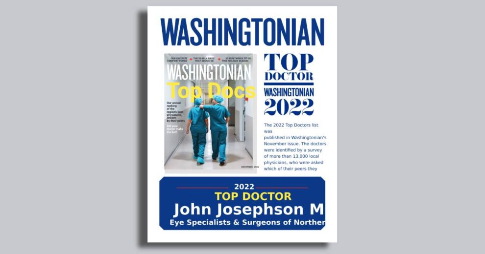 Voted 2022 Top Doctor in the Washingtonian Magazine